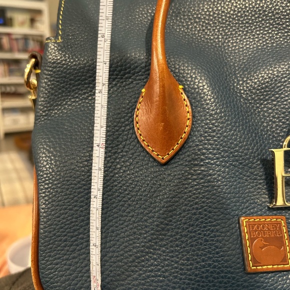 Dooney & Bourke Navy and Brown Leather Bag & Wallet. - Picture 7 of 7